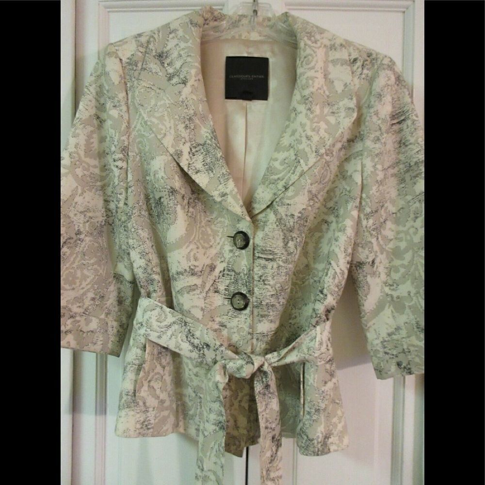 Classiques Entier jacket cotton/linen blend Large